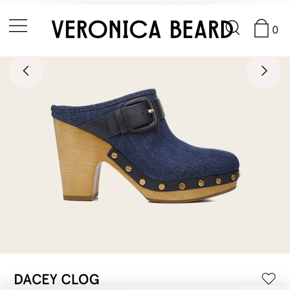 VERÓNICA BEARD Dacy denim clogs